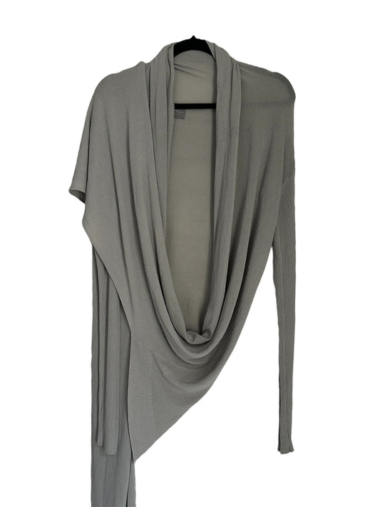 ASYMMETRIC FOLDOVER CARDIGAN